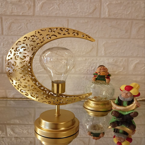 هلال معدن باللمبة