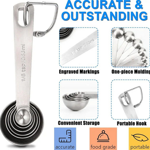 Image of طقم معيار ستانلس 6 قطع