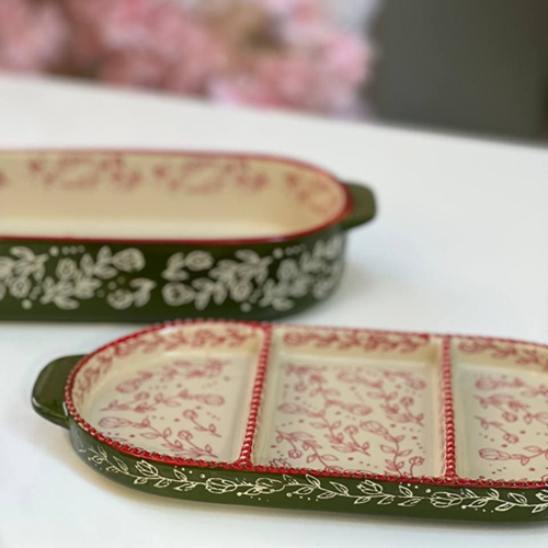 طاجن بورسلين بالغطاء