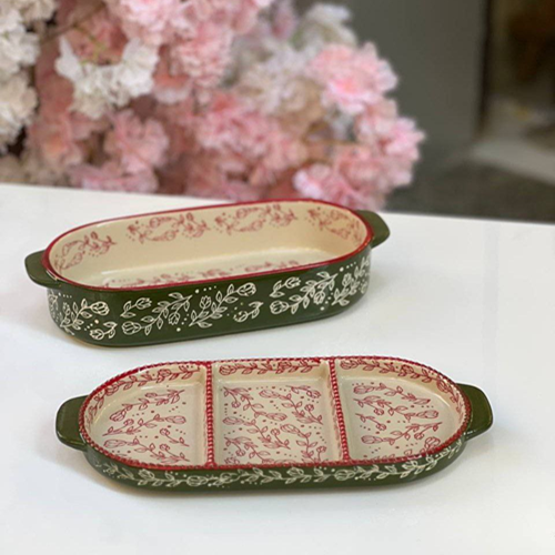 طاجن بورسلين بالغطاء