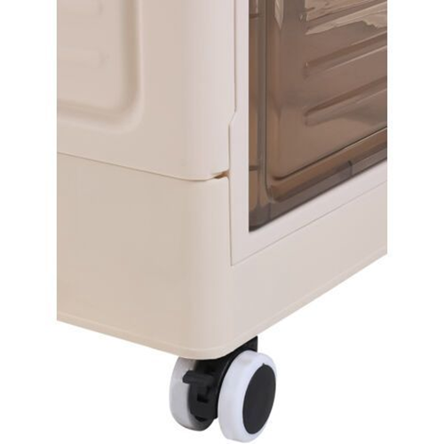 صندوق تخزين بعجل قابل للطي