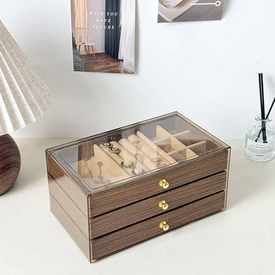 بوكس أكسسورات خشبي 3 درج