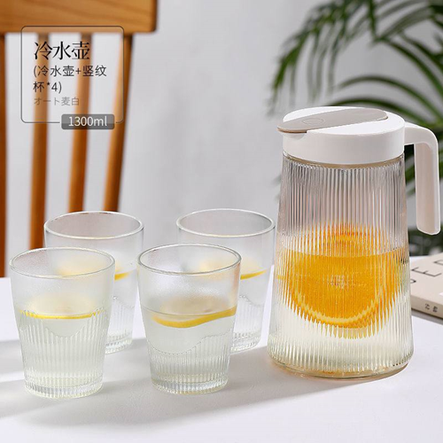 طقم شربات مضلع +4 كوب