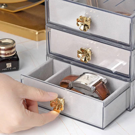 عرض 2 درج منظم بمقبض جولد