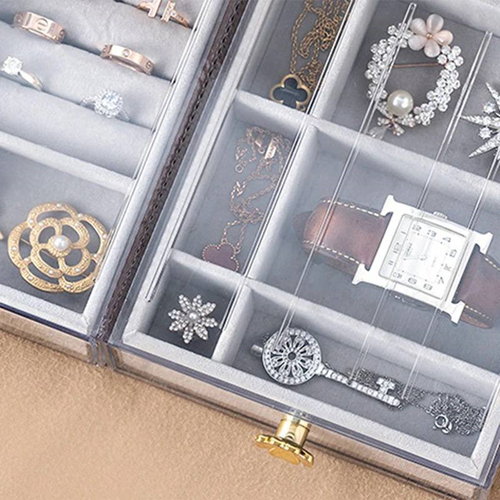 عرض 2 درج منظم بمقبض جولد