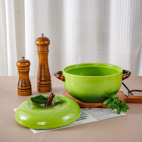 Image of حلة بورسلين شكل تفاح