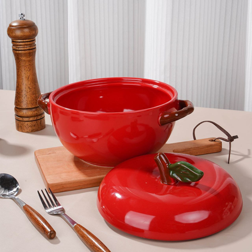 حلة بورسلين شكل تفاح