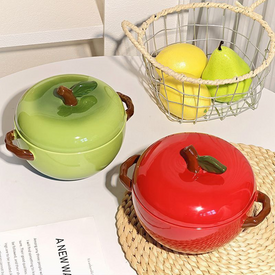 حلة بورسلين شكل تفاح