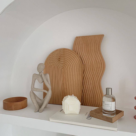 صينية خشبي للديكور