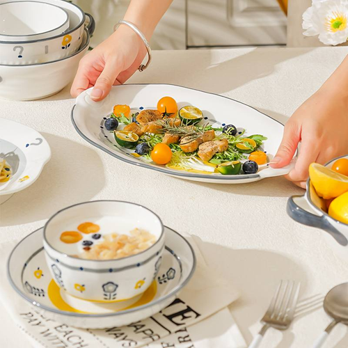 طقم عشاء بورسلين 32 قطعة