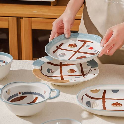 طقم عشاء بورسلين 32 قطعة