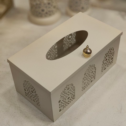 علبة مناديل بتصميم مئذنة