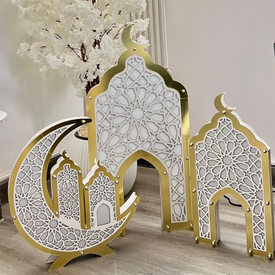 طقم ديكور رمضاني مضيء 3 قطع