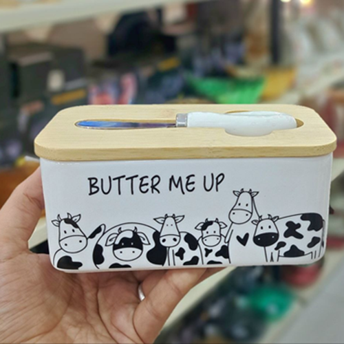 حافظة زبدة بأشكال مختلفة