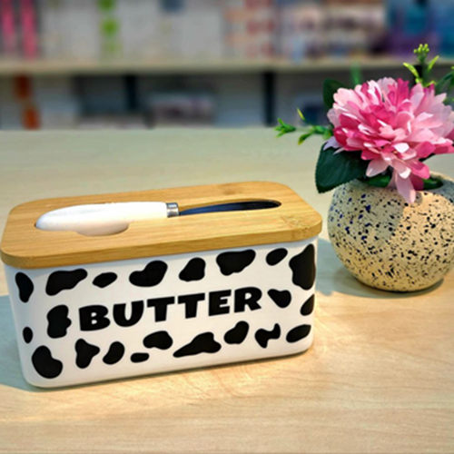 حافظة زبدة بأشكال مختلفة