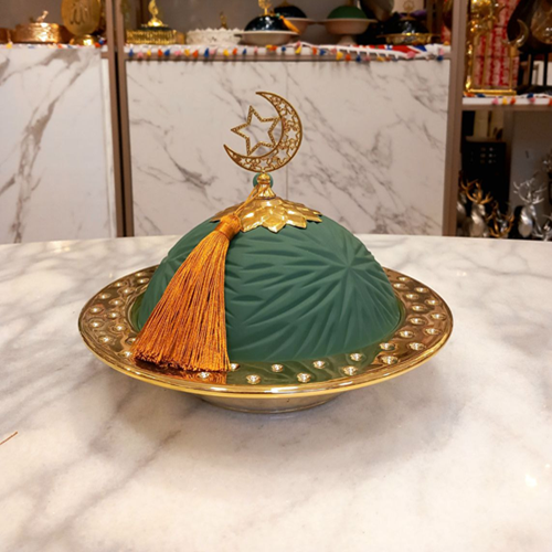 تمرية قبة بغطاء زجاج