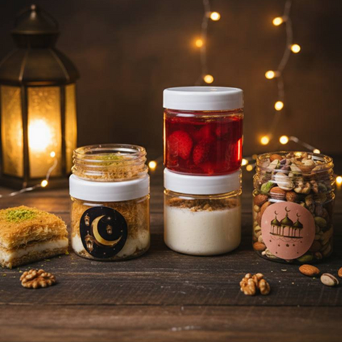 Image of طقم برطمانات أكليريك للكنافة 4 قطع