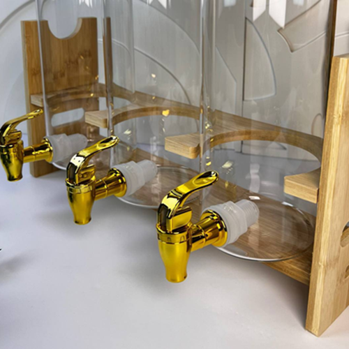 طقم ديسبنسر 3 قطع بستاند خشبي