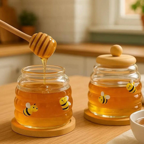 برطمان عسل شكل نحل