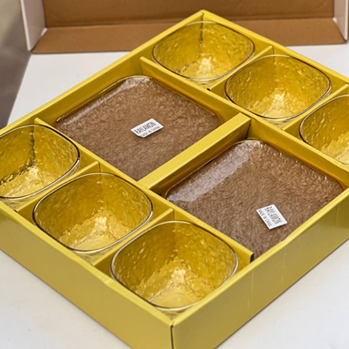 طقم خشاف كريستال 12 قطعة