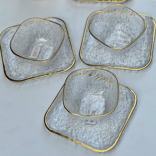 طقم خشاف كريستال 12 قطعة