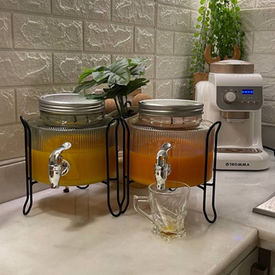 ديسبنسر عصائر مضلع سعة 2.5 لتر