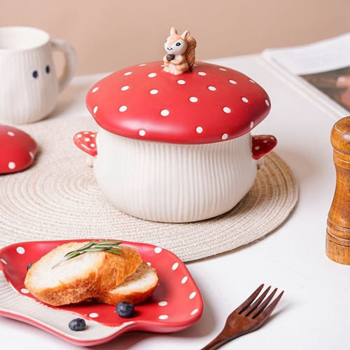 حلة بورسلين شكل مشروم