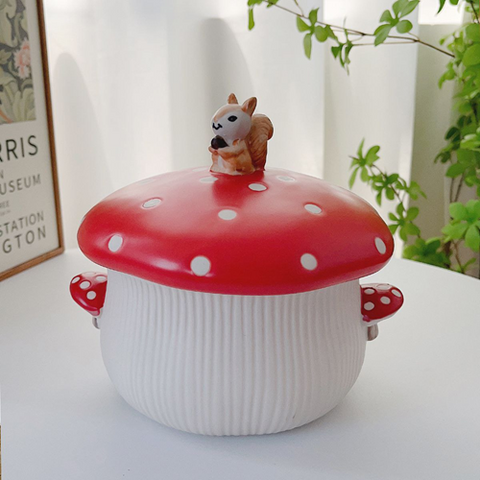 Image of حلة بورسلين شكل مشروم