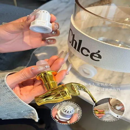 ديسبنسر زجاج بغطاء شكل دبدوب