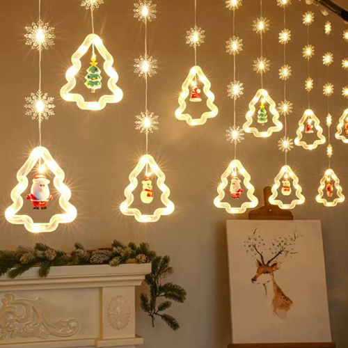 ستارة شجرة الكريسماس المضيئة