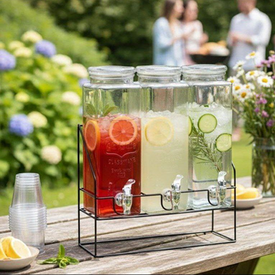 طقم ديسبنسر 3 قطع بحامل معدن