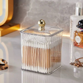 علبة للقطن والأكسسورات