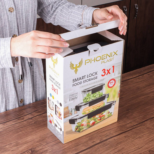 طقم علب ثلاجة 3 قطع