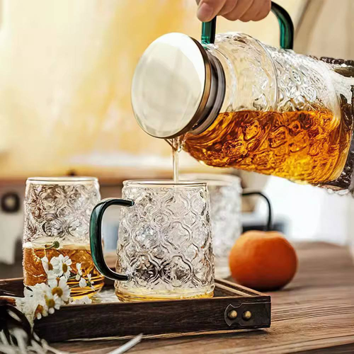 طقم شربات منقرش 5 قطع