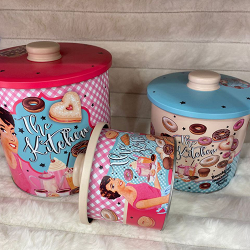 طقم علب صاج للبسكويت والتسالي