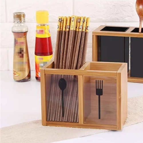 حامل معالق خشب