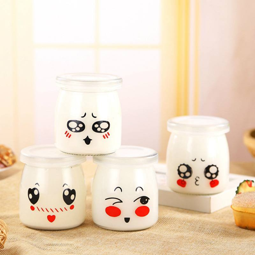 طقم أكواب للزبادي 10 قطع