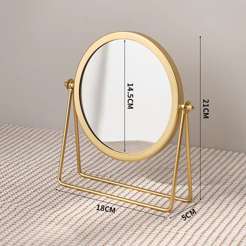 مرايا بأطار جولد