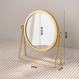 مرايا بأطار جولد