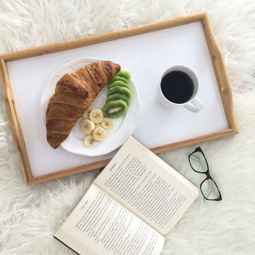 صينية خشب للأفطار