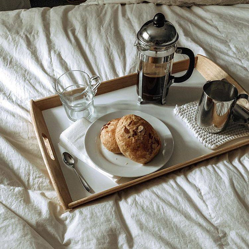 صينية خشب للأفطار