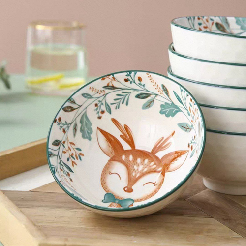 طقم بولات شكل غزالة 6 قطع