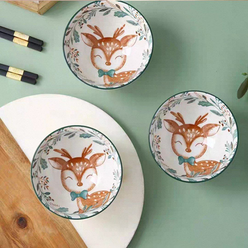 طقم بولات شكل غزالة 6 قطع