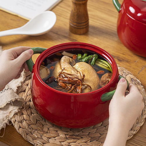 حلة بورسلين شكل طماطم