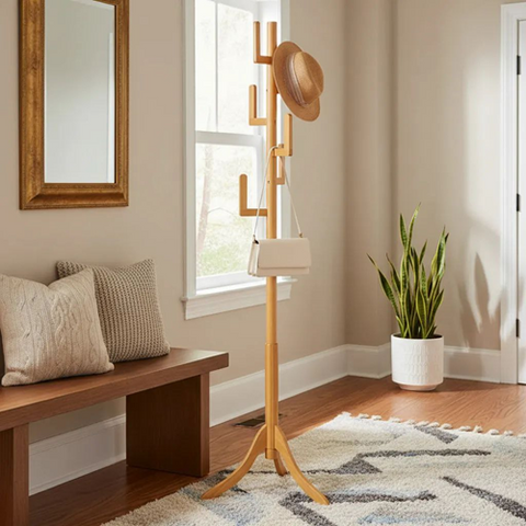 Image of شماعة خشبية 6 هوك