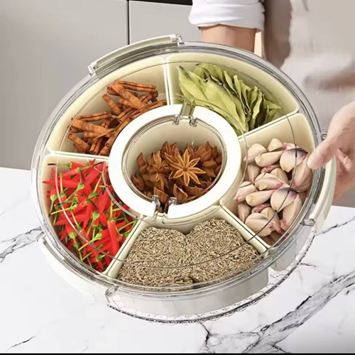 علبة تسالي مقسمة 8 خانات