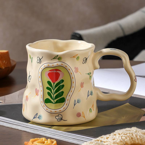 Image of مج بورسلين وردة