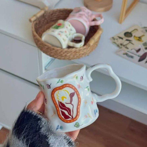 مج بورسلين وردة