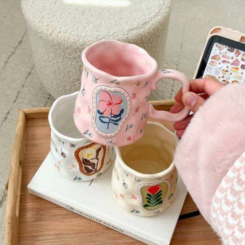 مج بورسلين وردة