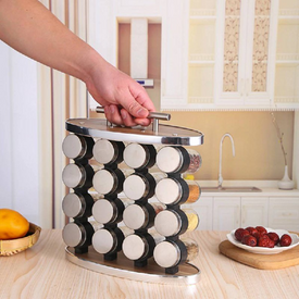 طقم برطمانات بالأستاند 16 قطعة